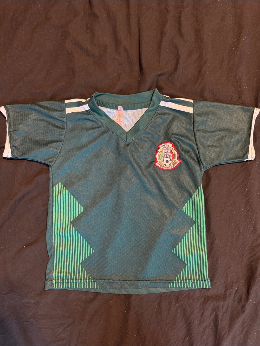 Kid’s Mexico Soccer Jersey with Crest